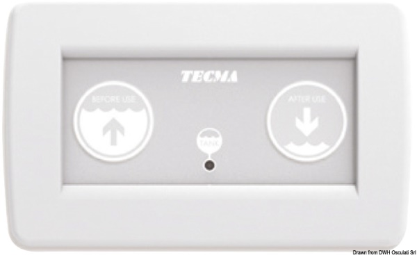 Pannello di controllo Tecma All in One 2 bottoni - 50.226.50