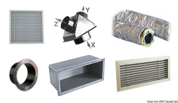 Kit accessori aria 2 uscite versione C - 50.241.55