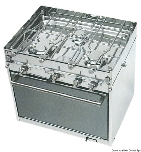 Cucina Topline 3 fuochi - 50.380.00