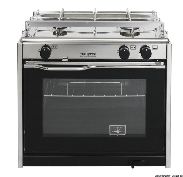 Cucina XL2 Techimpex 2 fuochi con forno - 50.385.02