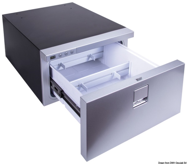 Frigo Isotherm DR30L/V 12/24V Silver door - 50.826.14