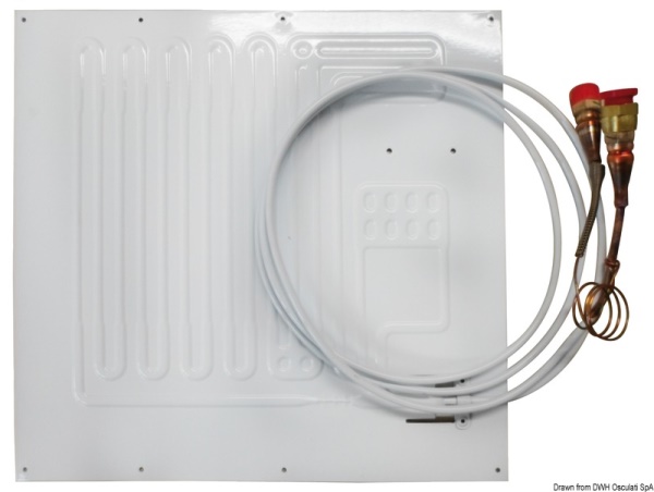 Evaporatore a piastra per frigo max 150 l - 50.932.12