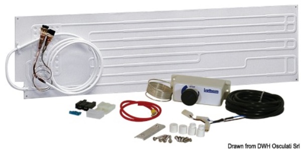 Evaporatore a piastra per frigo max 260 l - 50.932.14