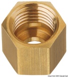 Osculati - Dado in ottone tubo rame da 8 mm (blister 3 pz)