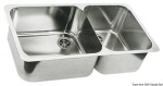 Lavello doppio 600 x 320 mm inox - 50.186.80