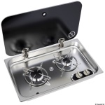 Osculati - Piano cottura ad incasso con coperchio