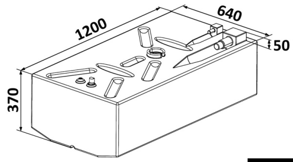 Serbatoio Polietilene 239 l - 52.035.04