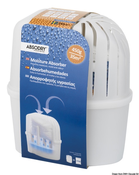 ABSODRY Classic assorbitore umidità 450gr - 52.153.03