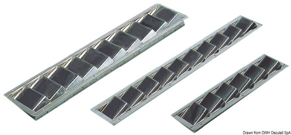 Presa aria inox 525 x 112 mm - 53.204.01