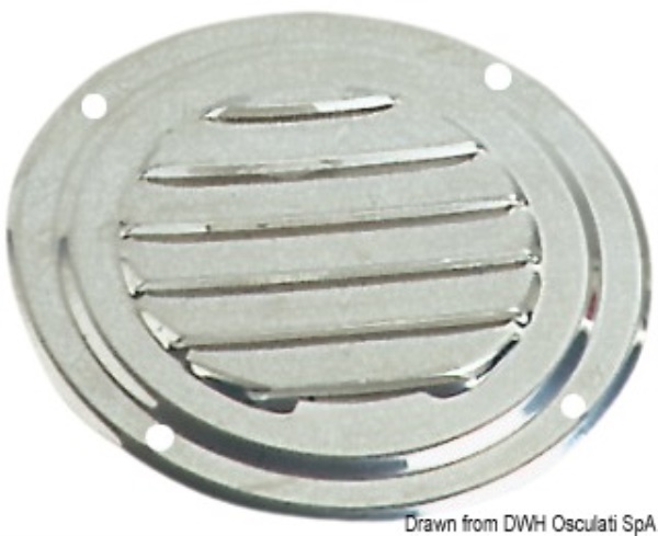 Griglia inox tonda 152 mm + antizanzare - 53.301.69