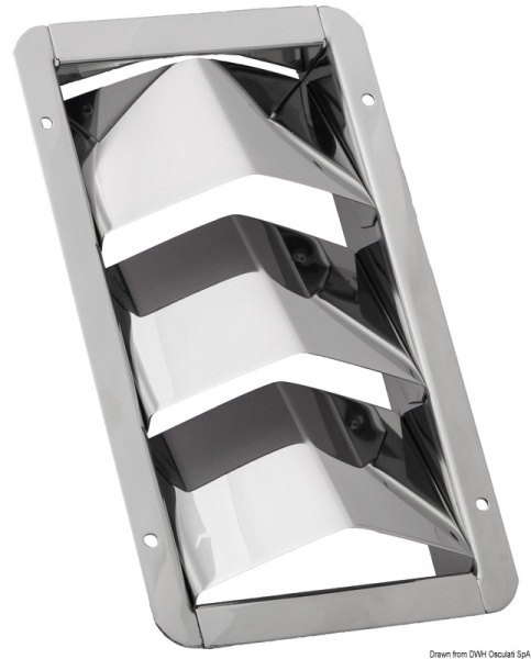 Griglia aereazione motori 205 x 114 mm - 53.401.50