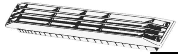 Presa aria Zebra ABS bianco - 53.458.02