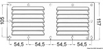 Osculati - Griglia areazione inox 117 x 232 mm
