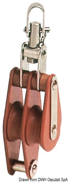 Bozzello Hye tufnol 2 pulegge TWH 12x43 - 55.009.02