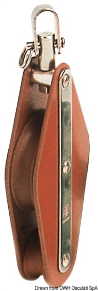 Bozzello Hye tufnol 2 pulegge ZBW10x35 - 55.011.01