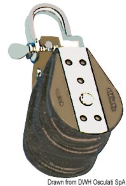 Bozzello sfere 2 pulegge grillo 8x28 - 55.030.08