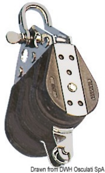 Bozzello sfere 3 pulegge grillo arricavo 10x38 - 55.033.10