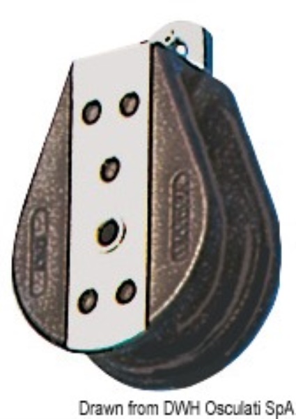 Bozzello piatto da ponte 10x38 - 55.036.10