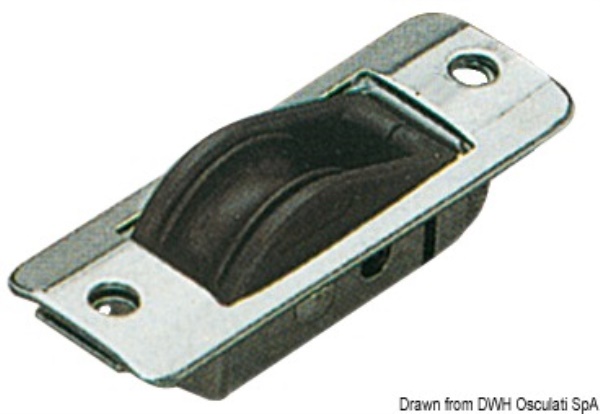 Bozzello incasso 1 puleggia 8x28 - 55.038.08