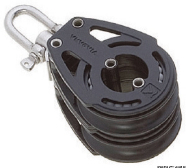 Bozzello 2 pulegge (testa universale) B - 55.052.02