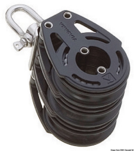 Bozzello 3 pulegge (testa universale) B - 55.054.02