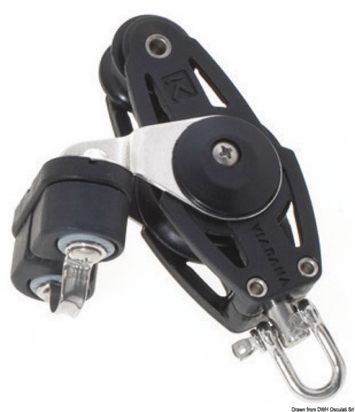 Bozzello 2 pulegge a violino arricavo A - 55.063.01