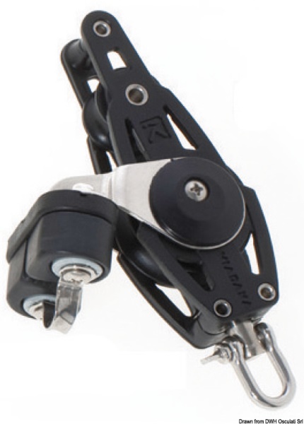 Bozzello 2 pulegge violino arricavo strozzatore A - 55.064.01