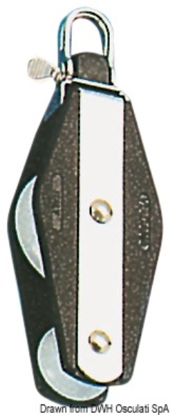 Bozzello 2 pulegge violino testa universale C - 55.079.12