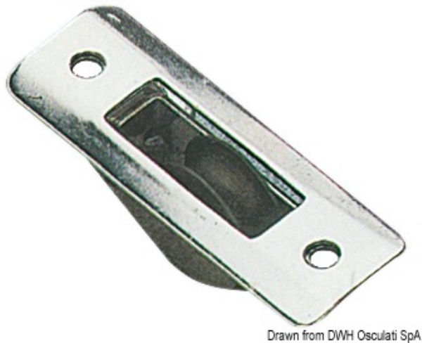 Bozzello inox incasso 1 puleggia 22x3 - 55.241.04