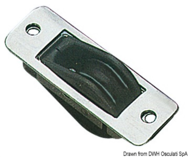 Bozzello inox incasso 1 puleggia 28x4 - 55.241.06
