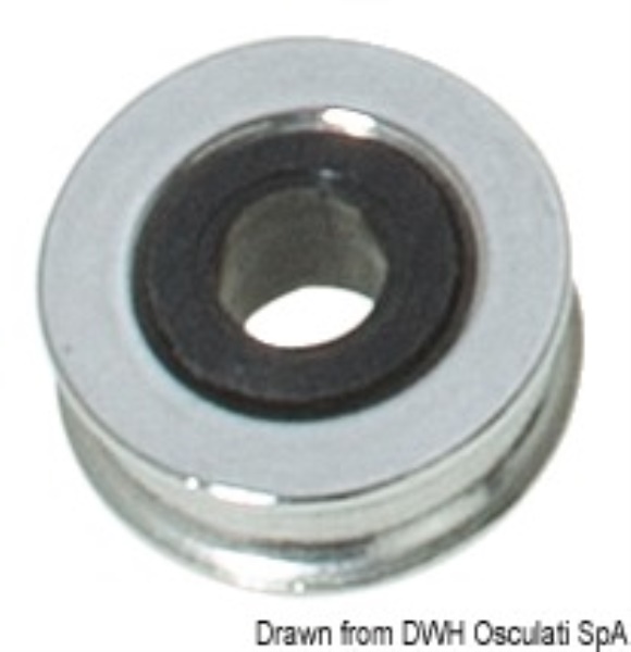 Puleggia inox mm 16 per cime 5/2,5 mm - 55.247.01