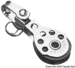 Osculati - Bozzello 1 puleggia grillo 6x25