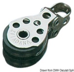 Osculati - Bozzello 2 pulegge 6x25