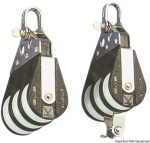 Osculati - Bozzello 3 pulegge testa fissa B