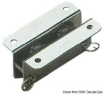 Bozzello inox incasso 2 pulegge 25x8 - 55.240.03