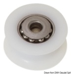 Osculati - Puleggia in delrin su sfere inox mm 20 Ø 8