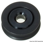 Osculati - Puleggia in alluminio mm 28 per cime 4 mm