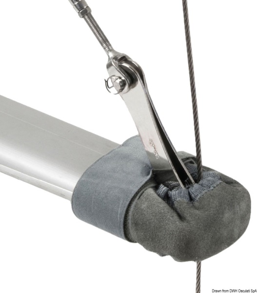 Copricrocette in pelle naturale 105-122 - 57.493.03