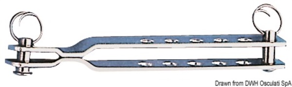 Landa doppia 120x6 mm - 58.506.30