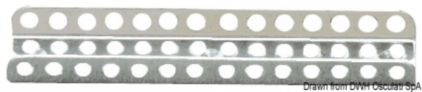 Piastra U inox 150 mm - 58.511.80