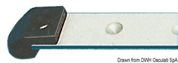 Terminale rotaia nylon - 61.510.83