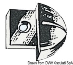 Osculati - Terminale nylon per rotaia 25 mm