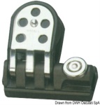 Osculati - Passascotte con bozzello per rotaia 25/26 mm