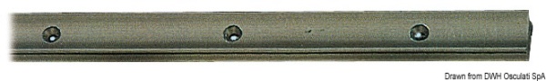 Rotaia anodizzata 25x16 mm 2 m - 62.244.51