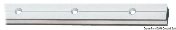 Rotaia lega leggera 31x19 mm  2 m - 62.248.50