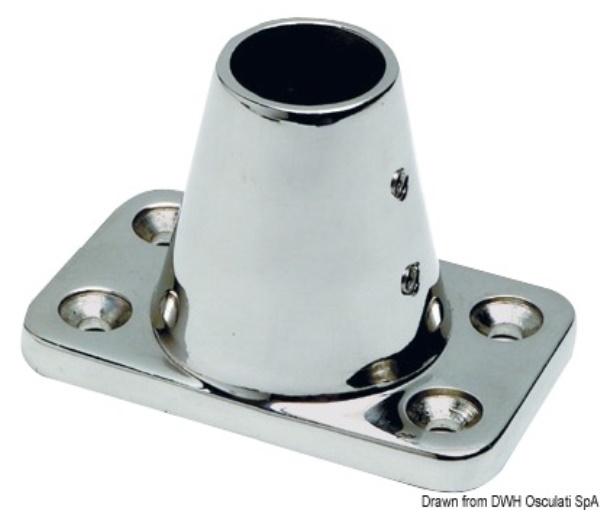 Base per candelieri inclinata 7° - 62.510.04