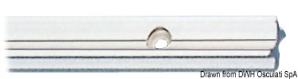 Rotaia ad X in lega leggera  2 m - 62.940.08