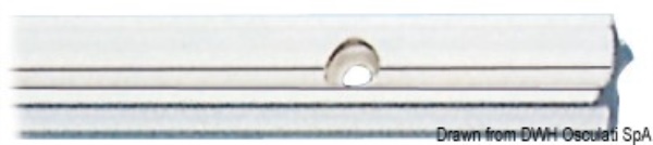 Rotaia ad X in lega leggera  2 m - 62.940.08