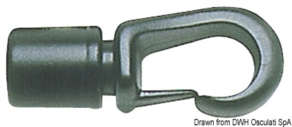Gancio nylon a scatto 8 mm - 63.080.19