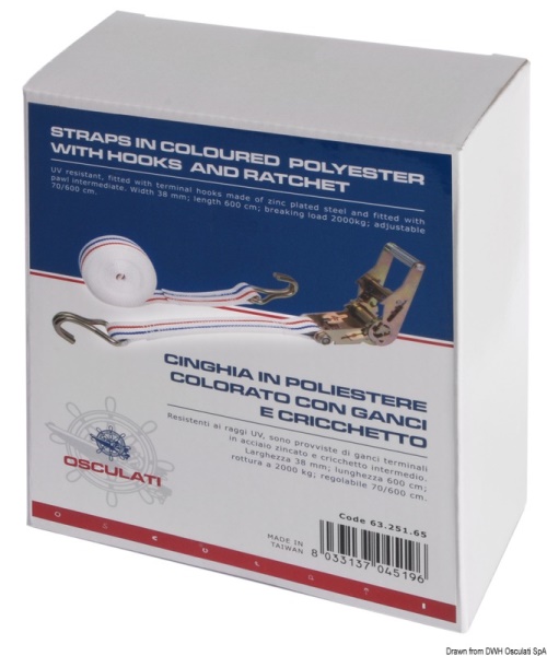 Cinghie 40 mm 650 cm heavy duty - 63.251.65
